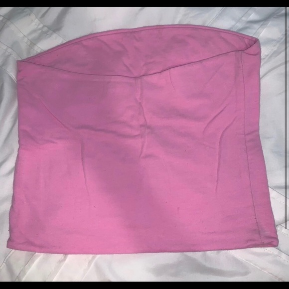 RARE BRANDY MELVILLE PINK TUBE TOP - Picture 2 of 3